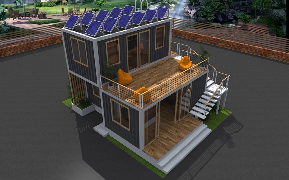 Офис из 3-х контейнеров