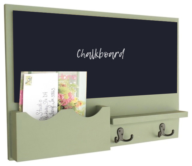 Houzz Exclusive Mail Organizer With Mail Slot Contemporary