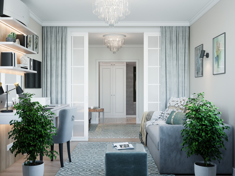 Интерьер квартиры на Туристской ул. - "Springflat" (57,8 кв.м.)