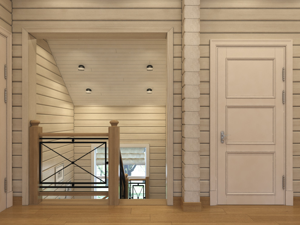 Загородный дом из клееного бруса