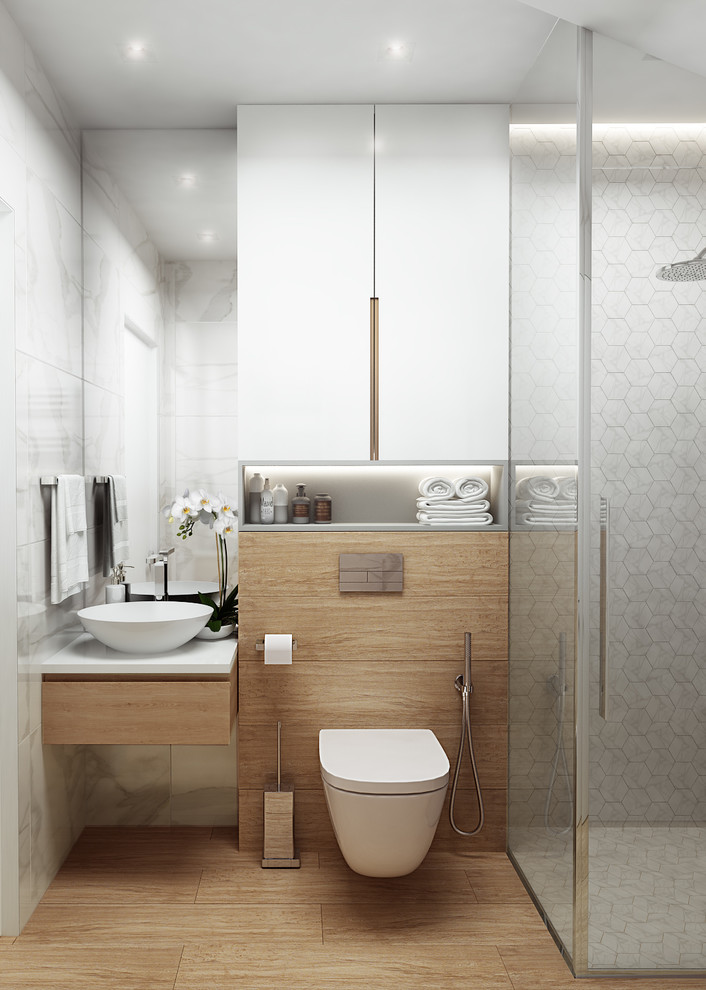 Светлый таунхаус в современном стиле