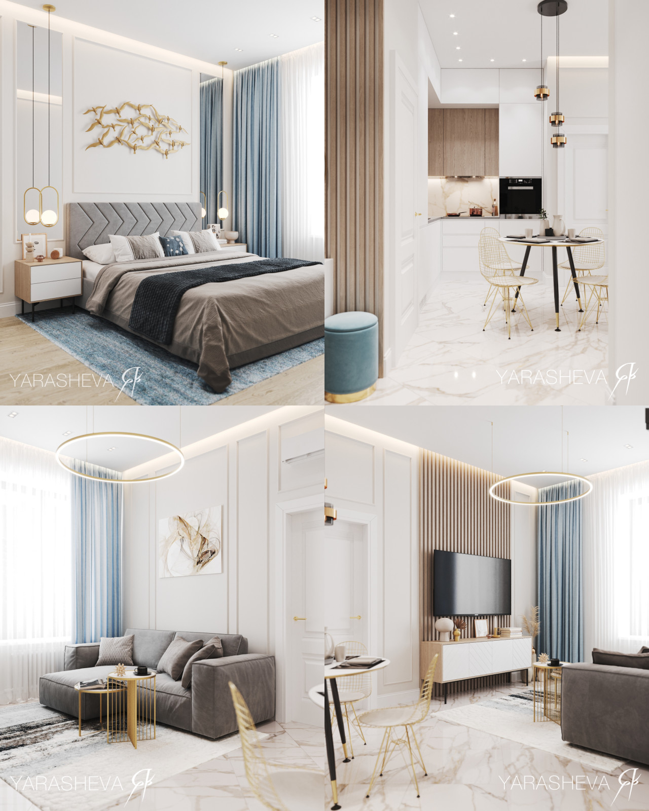 Дизайн - проект квартиры в ЖК Зорге 9