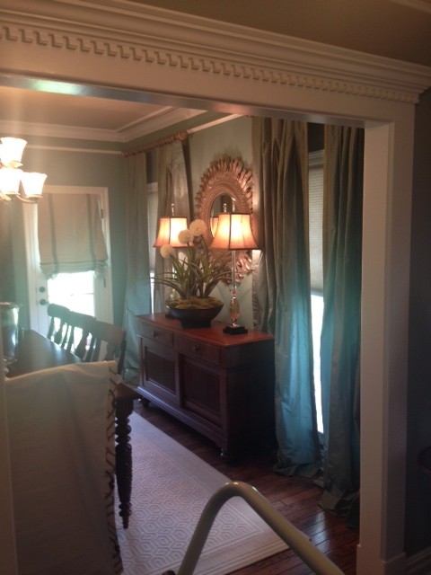 Transitional dining room photo in Jackson