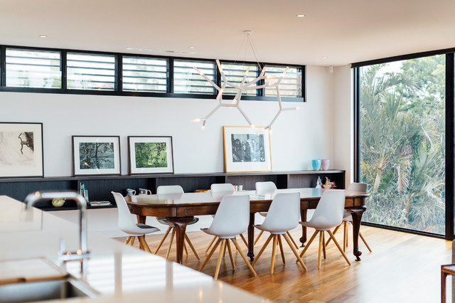 The Emerald House contemporaneo-comedor
