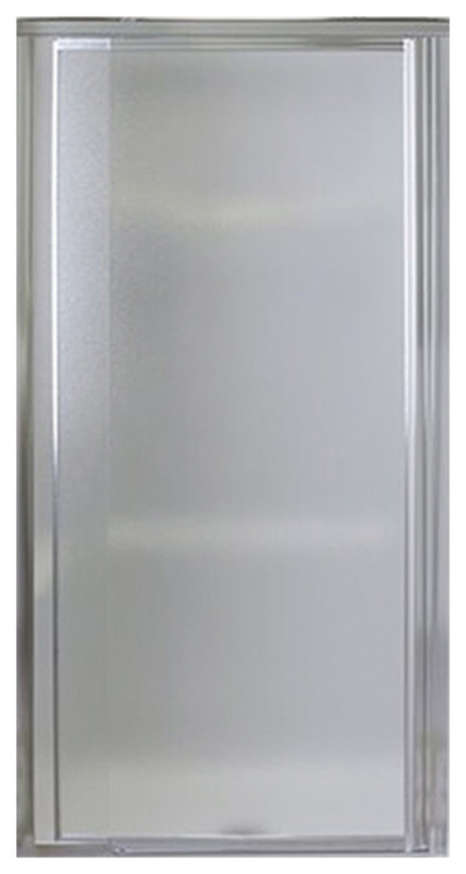 Sterling Vista Pivot Ii Framed Pivot Shower Door Silver With Pebbled