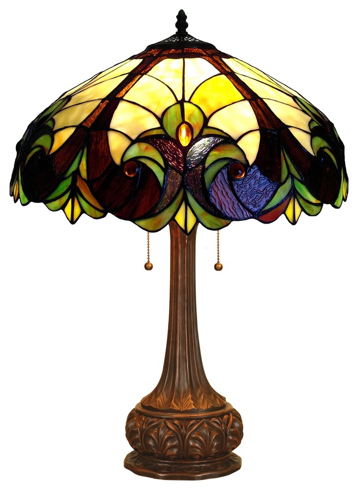 Liaison 2Light Victorian Table Lamp Victorian Table Lamps by CHLOE Lighting, Inc. Houzz