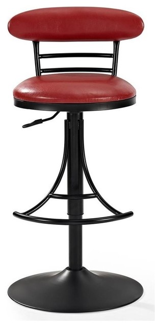 Jasper Counter Stool With Red Cushion Contemporary Bar Stools Jasper Counter Stool With Red Cushion