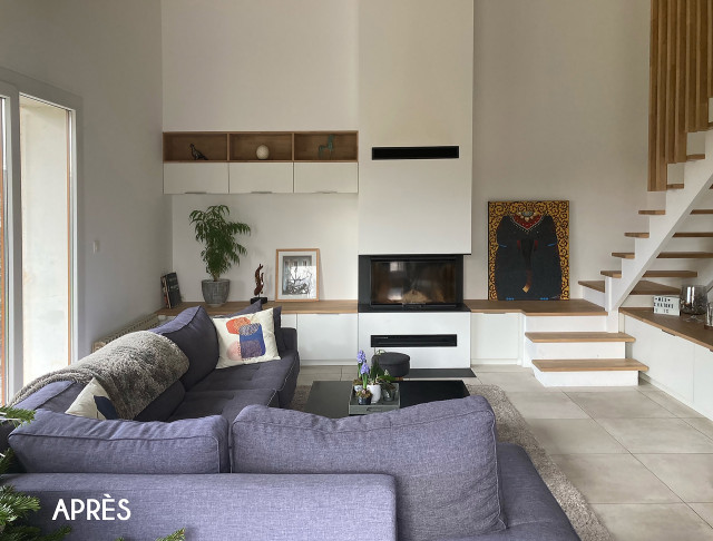 Chez Audrey contemporary-living-room