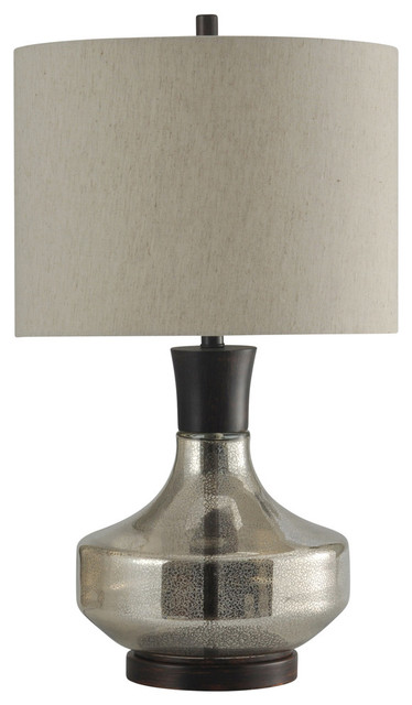 Alamos | Mercury Glass & Metal Table Lamp