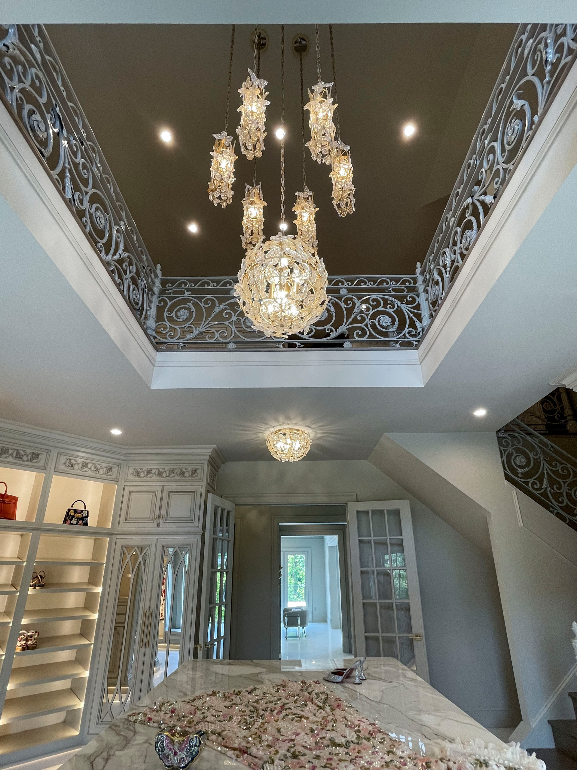 104_Curved Staircases in 18th Century French Inspired Mansion, Mclean VA 22101