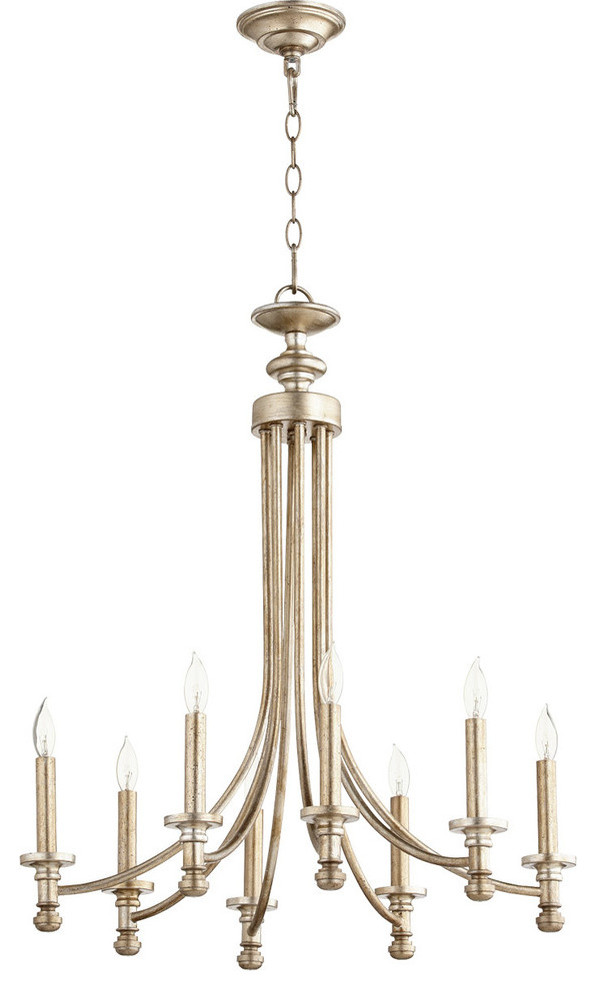 Chandelier 8Light Candelabra Base Bulbs 25" 480W Traditional Chandeliers by Rlalighting
