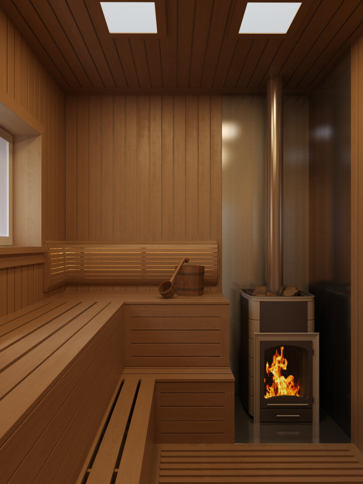 Загородный дом из клееного бруса