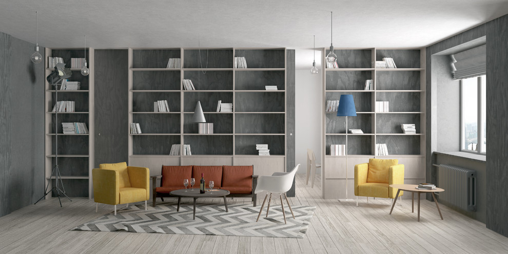 Квартира с текстурами дерева