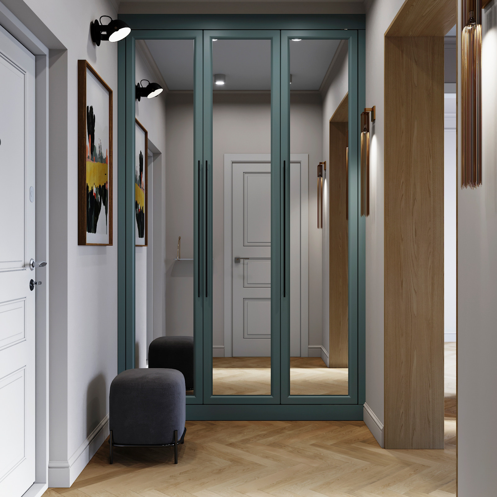 Двухкомнатная квартира для девушки с нотками Востока