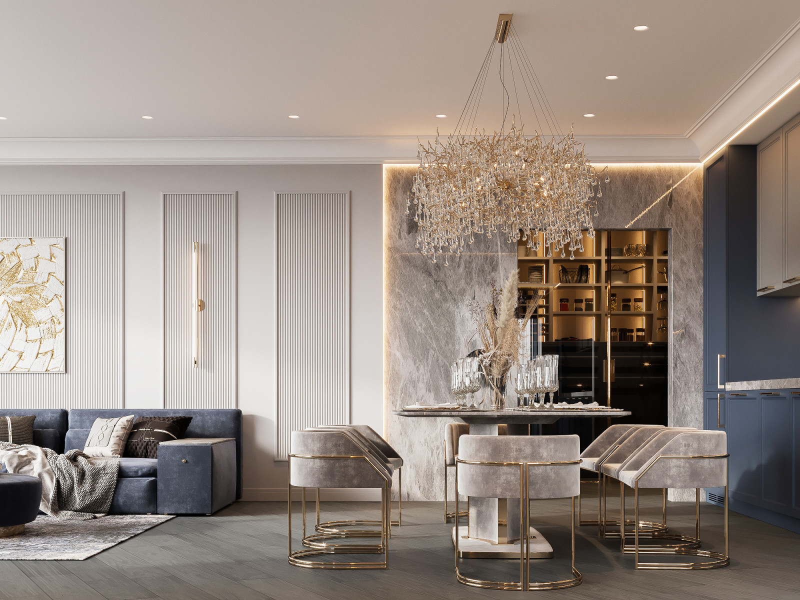 КВАРТИРА НА ЛЕНИНСКОМ ПРОСПЕКТЕ (184 М2)