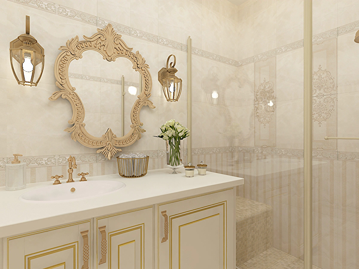 ЖК "Ленинградский", Санузел в стиле русский ампир