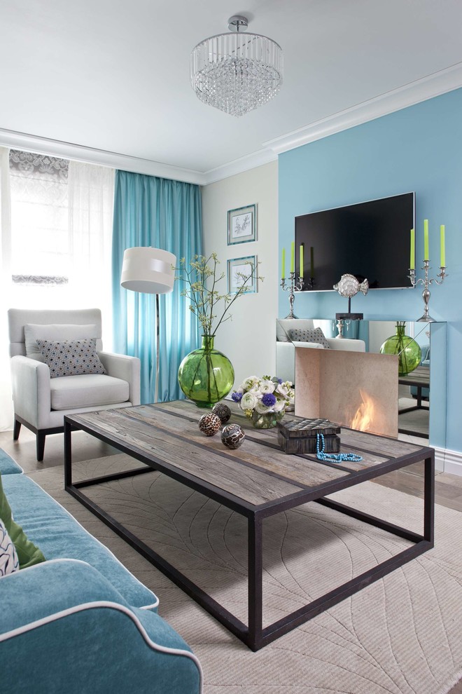 Бирюзовая гостиная
