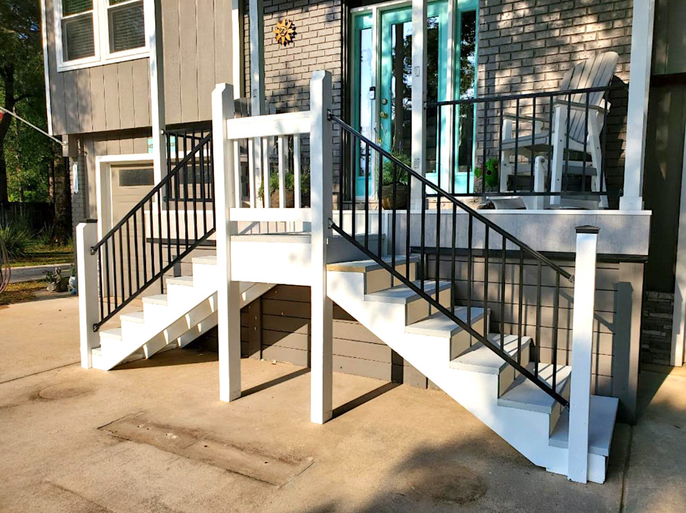 Bagley Front Porch & Custom Staircase