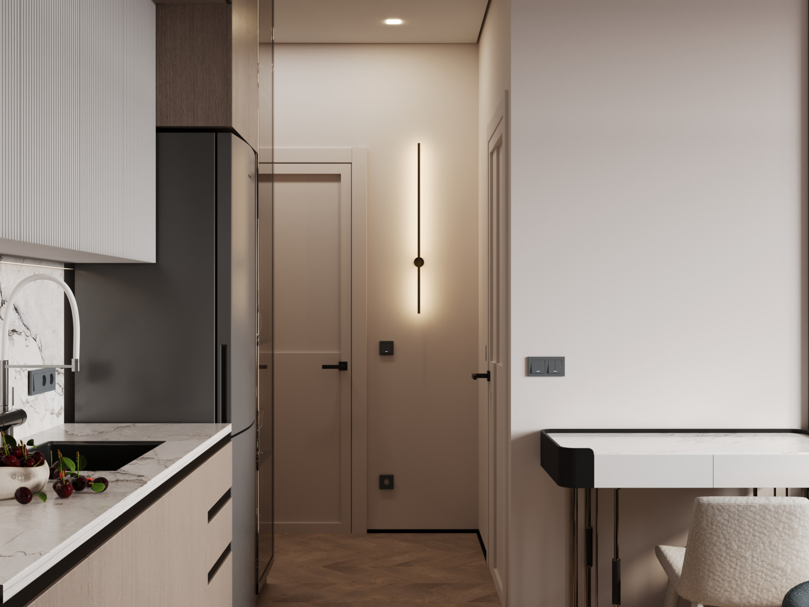 Дизайн интерьера небольшой квартиры для супружеской пары