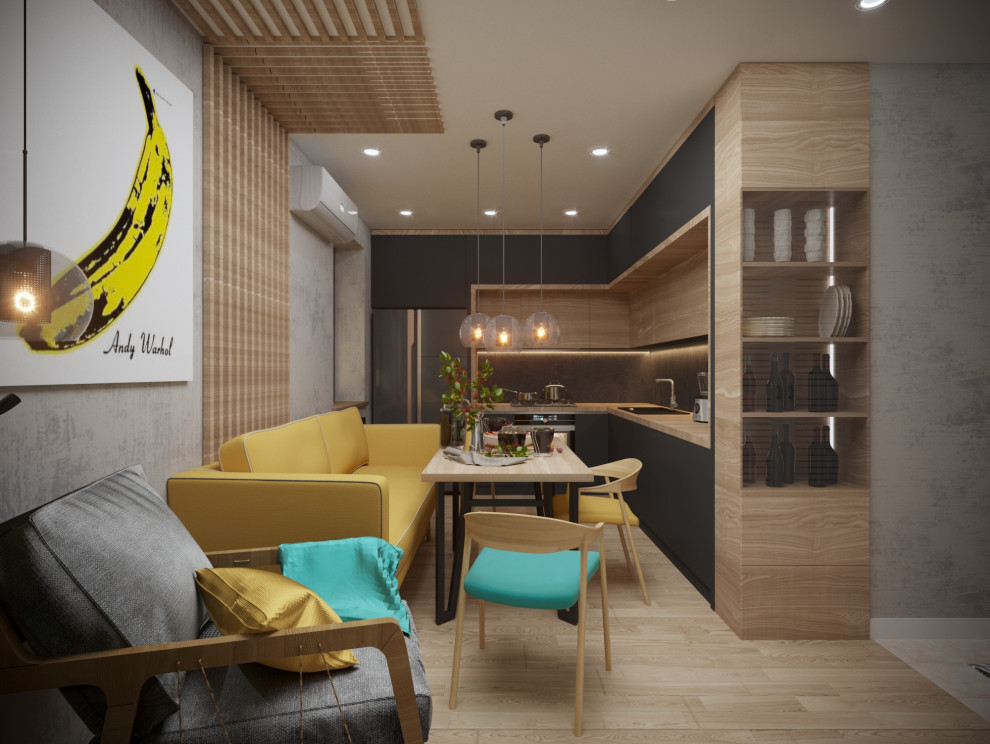 Современный проект квартиры для молодой семьи!