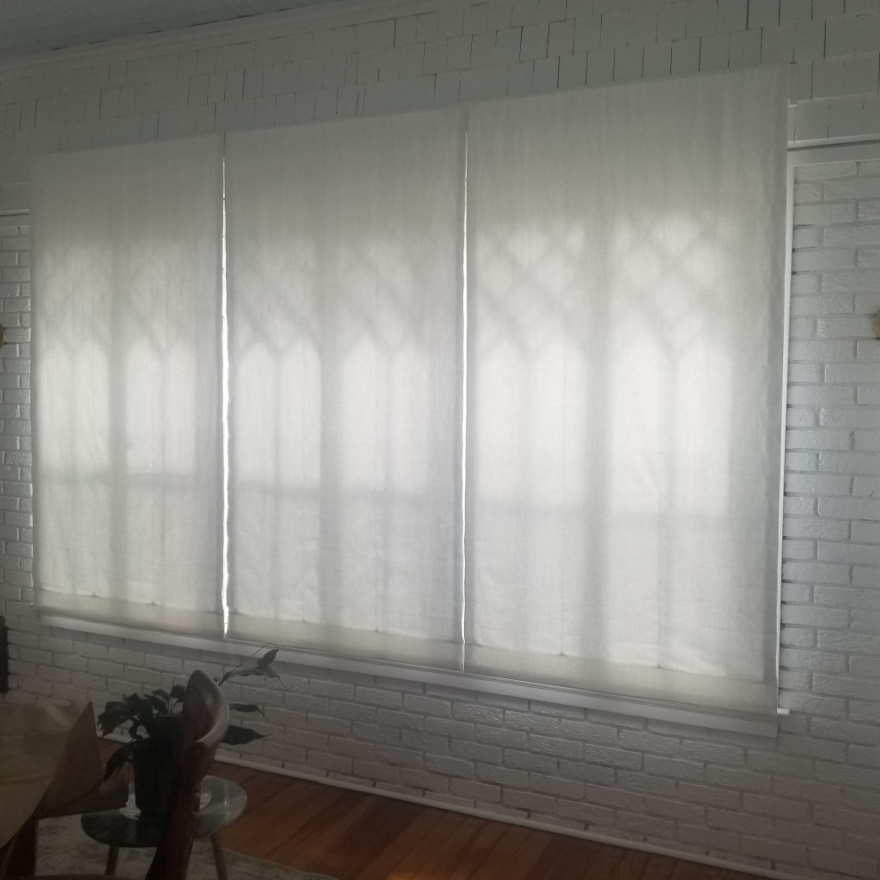 Roman Shade Sunroom Install on Walton Way