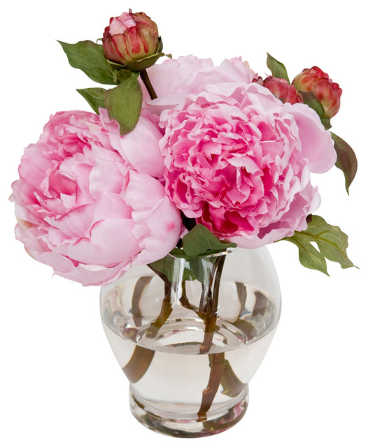 Vibrant Peonies Traditional Artificial Flower Arrangements By Vibrant Peonies