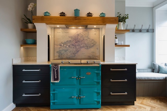 The Painted Kitchen, Cupar transitional-kitchen