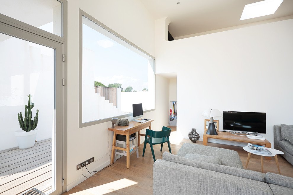 Exemple d'un salon tendance.