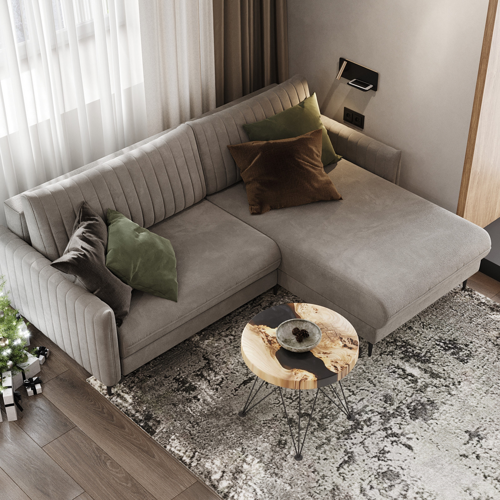 Дизайн-проект квартиры, площадью 73,2 м2