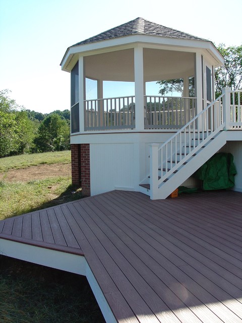 Multi Level Deck klassisk-uteplats