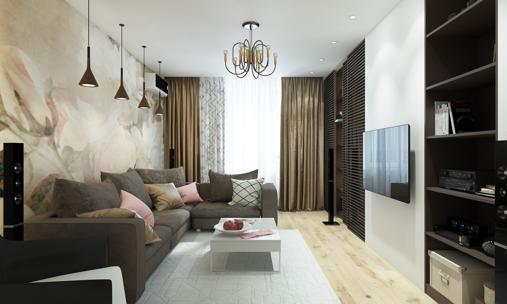 Гостиная в цветах