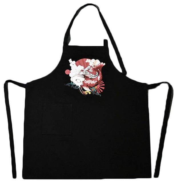 Japanese Sushi Aprons Chef Waist Apron Server Apron Modern Aprons
