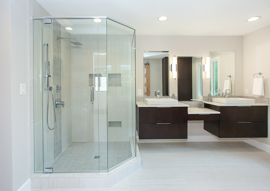 Gainesville Modern Master Bath and Closet