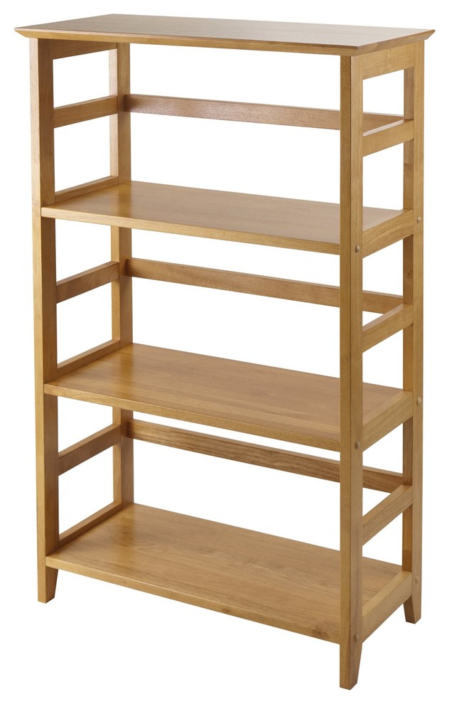 Winsome Wood Studio 3-Tier Bookshelf With Honey Finish X-24399