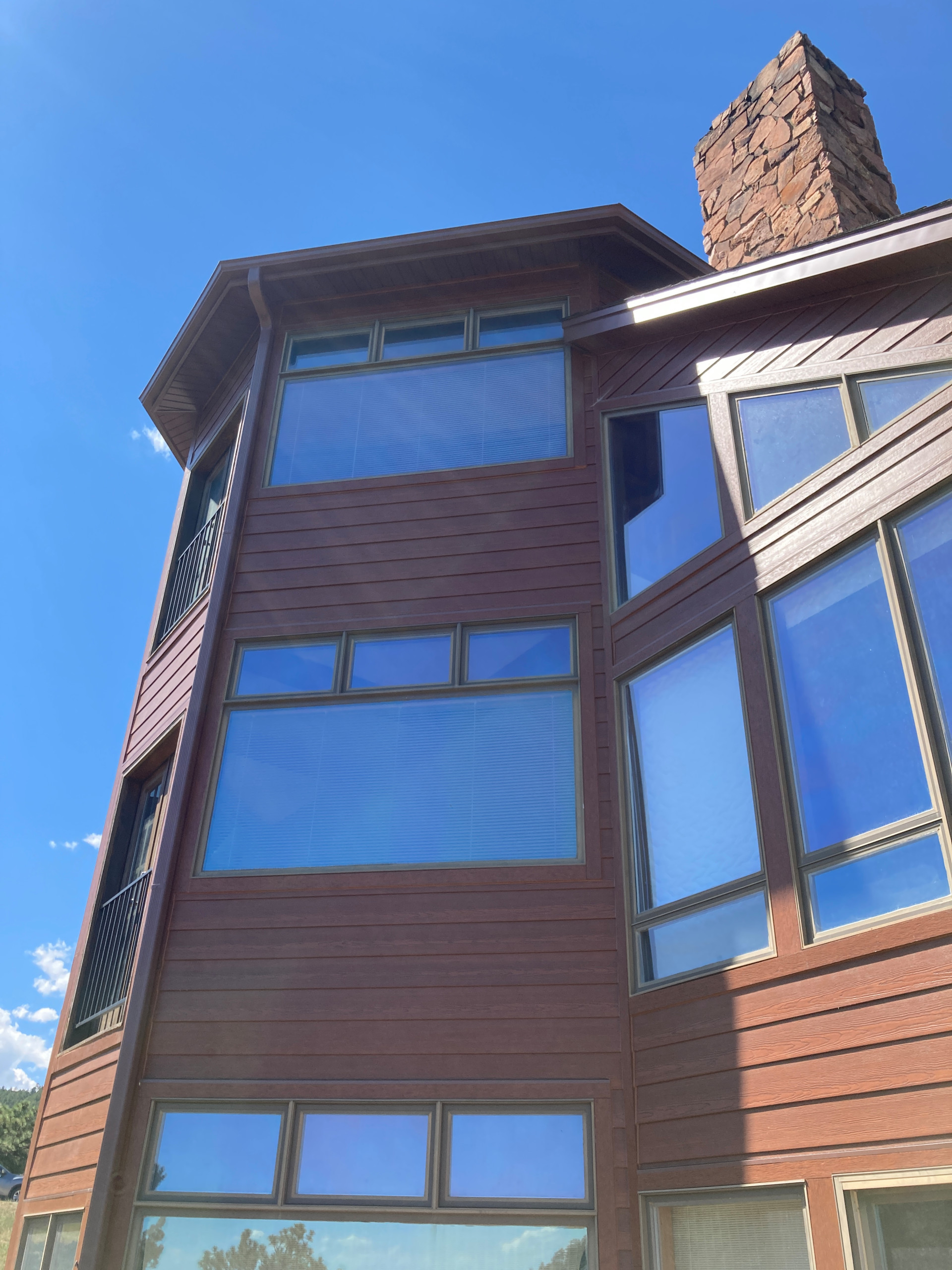 Mountain Castle Fortress with Wrap Around Deck & Barn