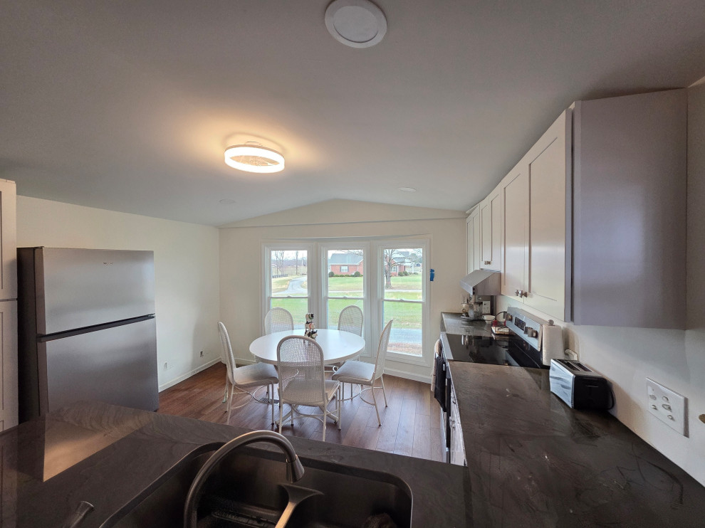 Bright new kitchen after complete home renovation