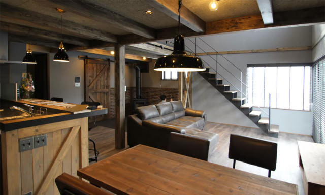 HThouse industriel-salon