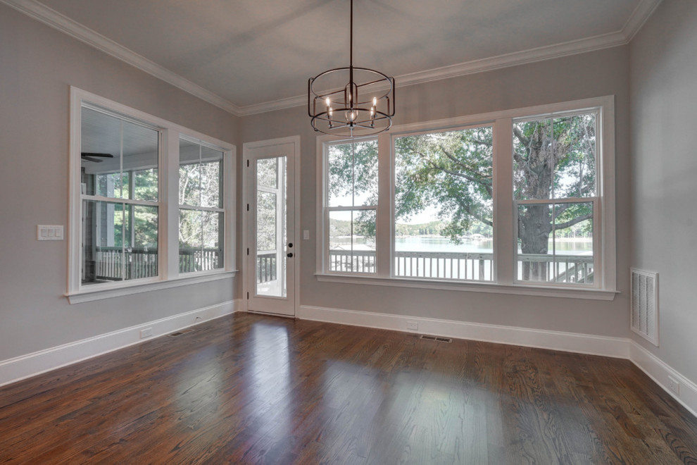 Inspiration for a transitional home design remodel in Charlotte