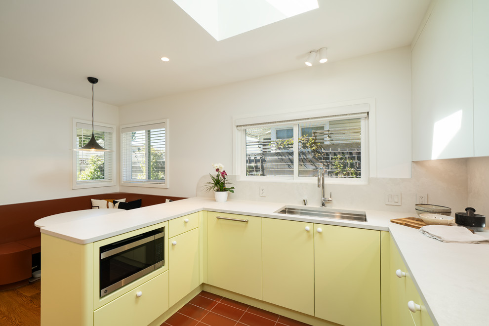 Playful Mid-Century Inspired Home Remodel with Custom Millwork