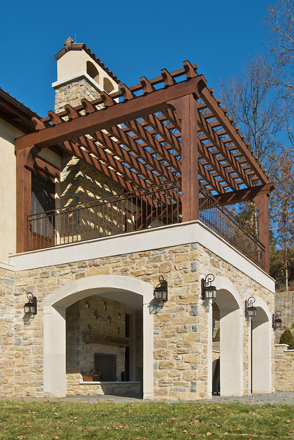 Exterior | elevated porch mediterraneo-porche