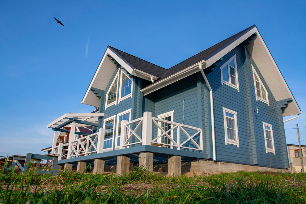 Небольшой дом из бруса в Кадницах