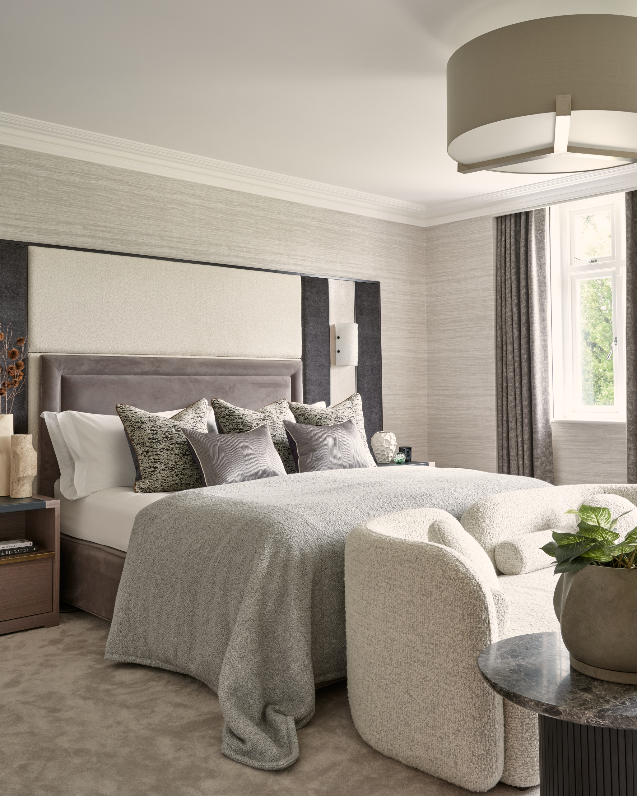 Moderne beige soveværelse - Houzz - September 2023 | Houzz DK