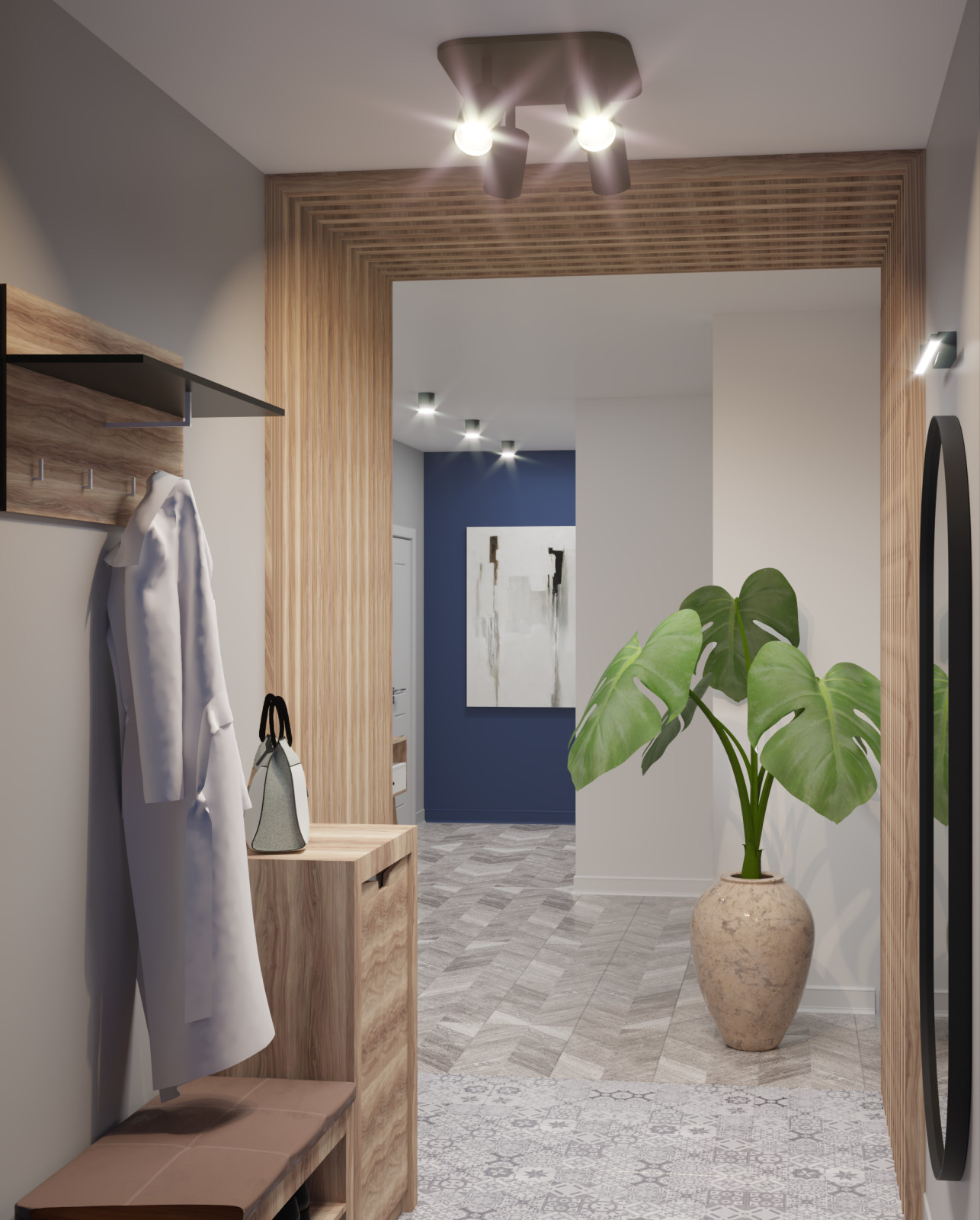 Трехкомнатная квартира