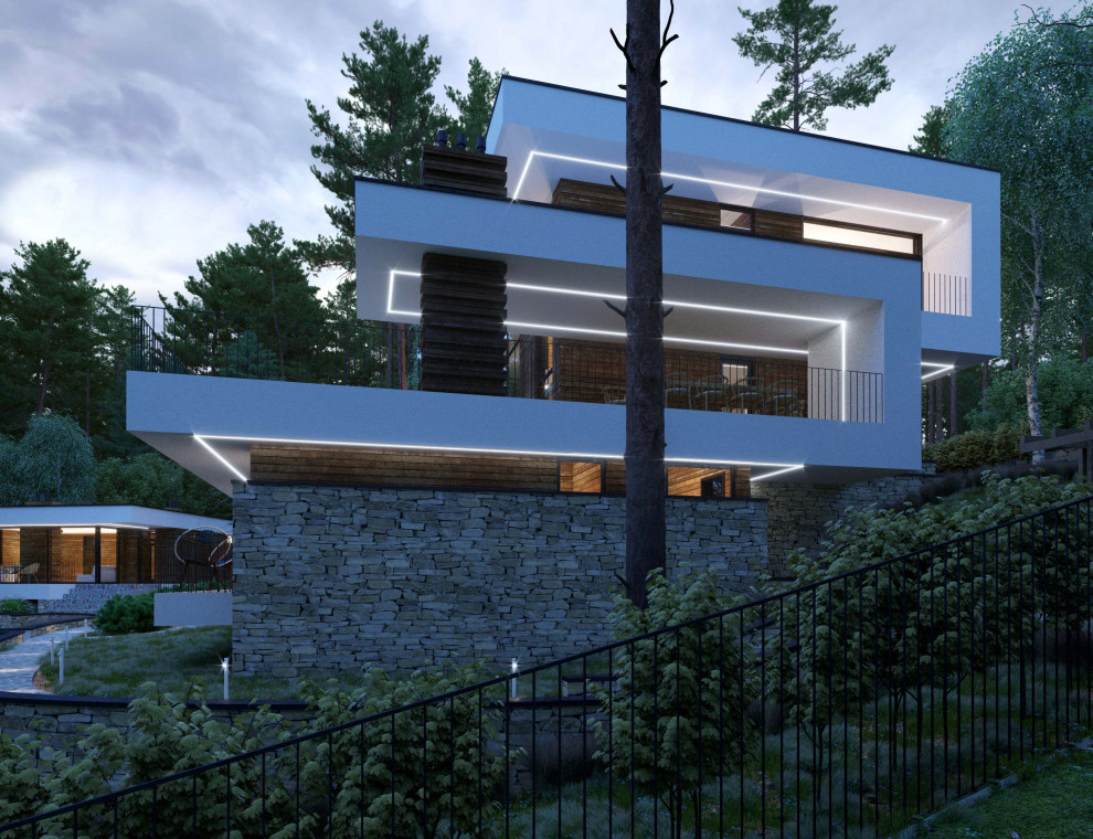 Проект дома в пос. «Зеленая роща» Ленинградской области