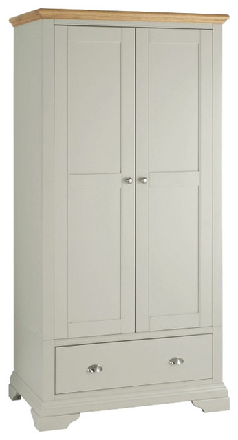 Hampstead Furniture Double Wardrobe Coastal Wardrobes And