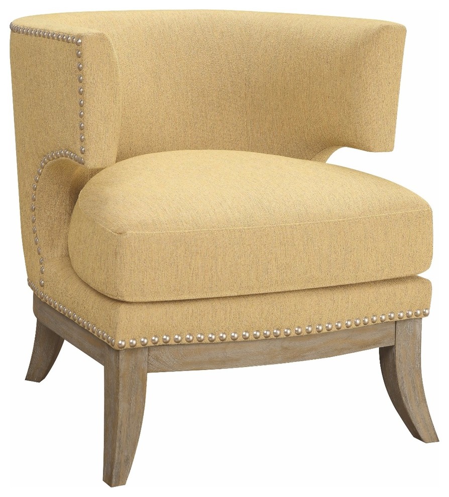Colfax Accent Chair, Yellow