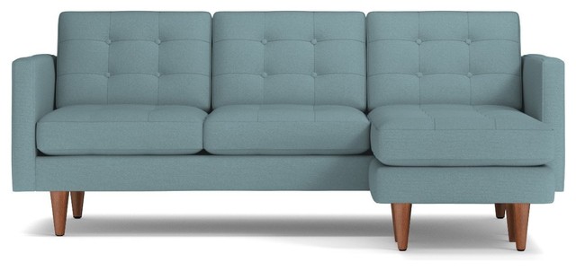 Lexington Reversible Chaise Sofa, Cloud Velvet