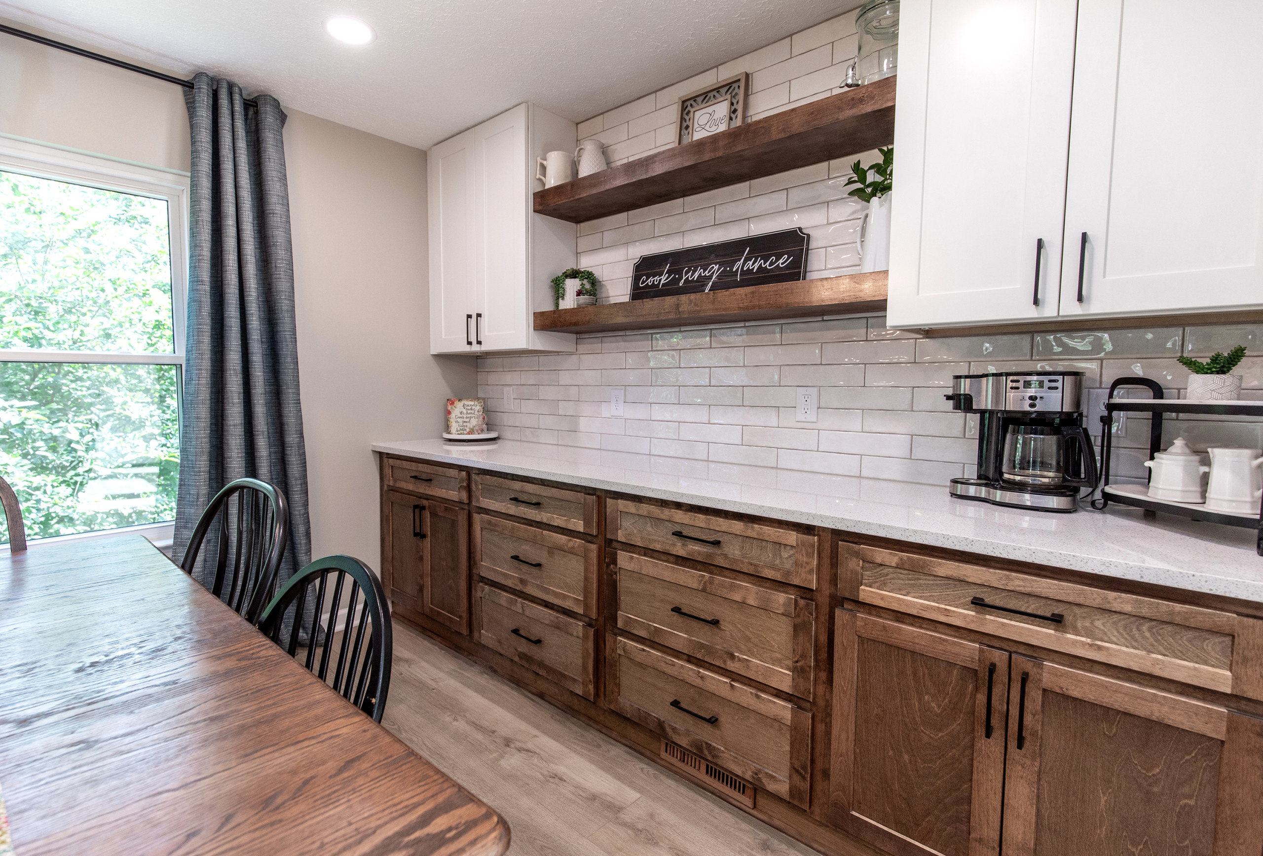 "Open Horizons" Kitchen and dining remodel