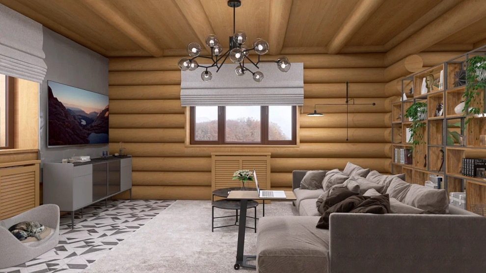 Деревянный дом в Московской области