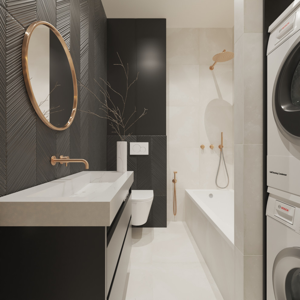 Ванная в новостройке. ЖК Цард